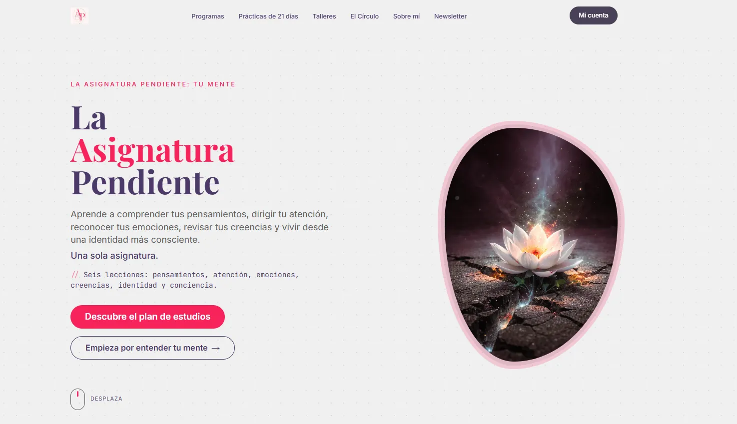 La portada de asignaturapendiente.es.
